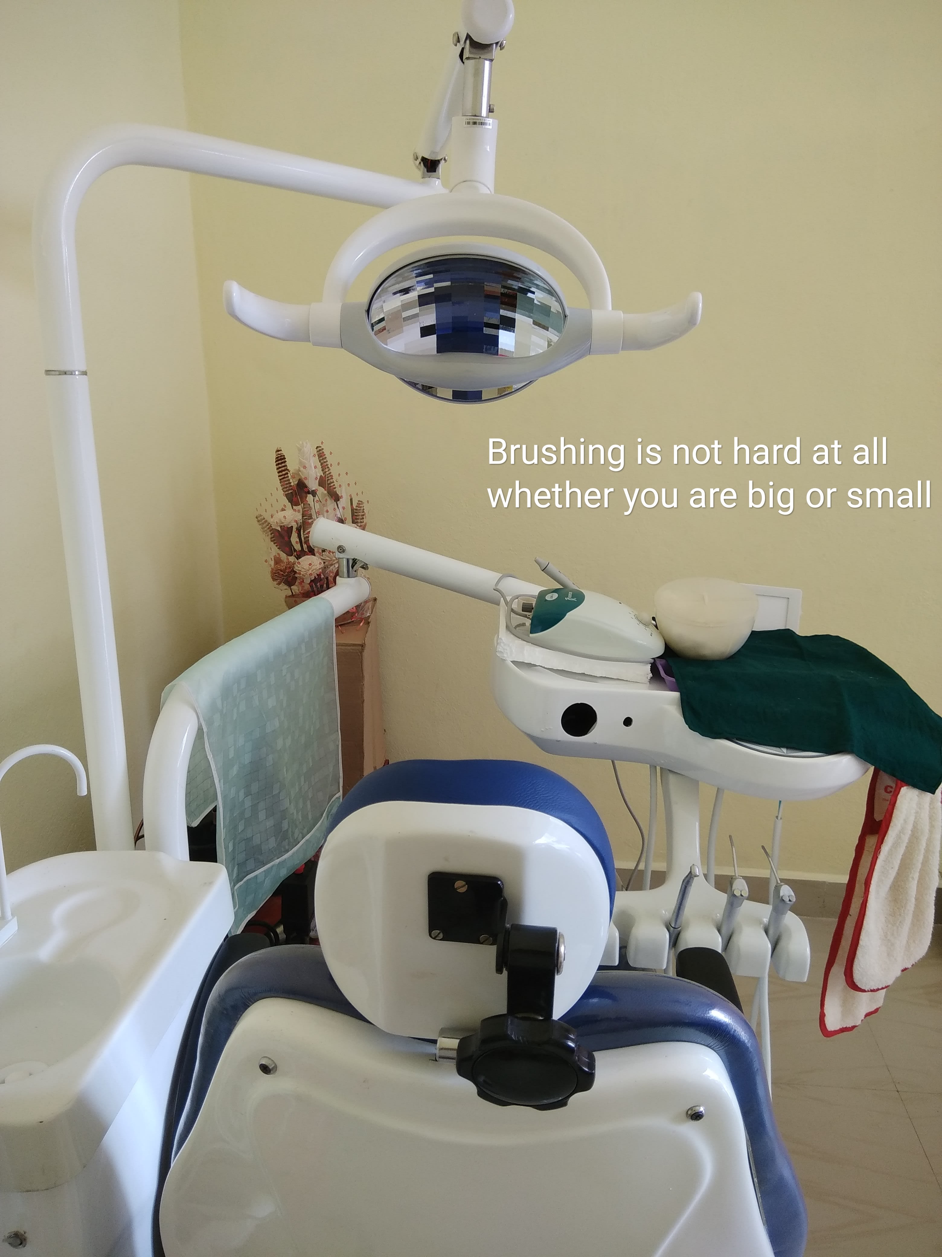 Dental unit close-up